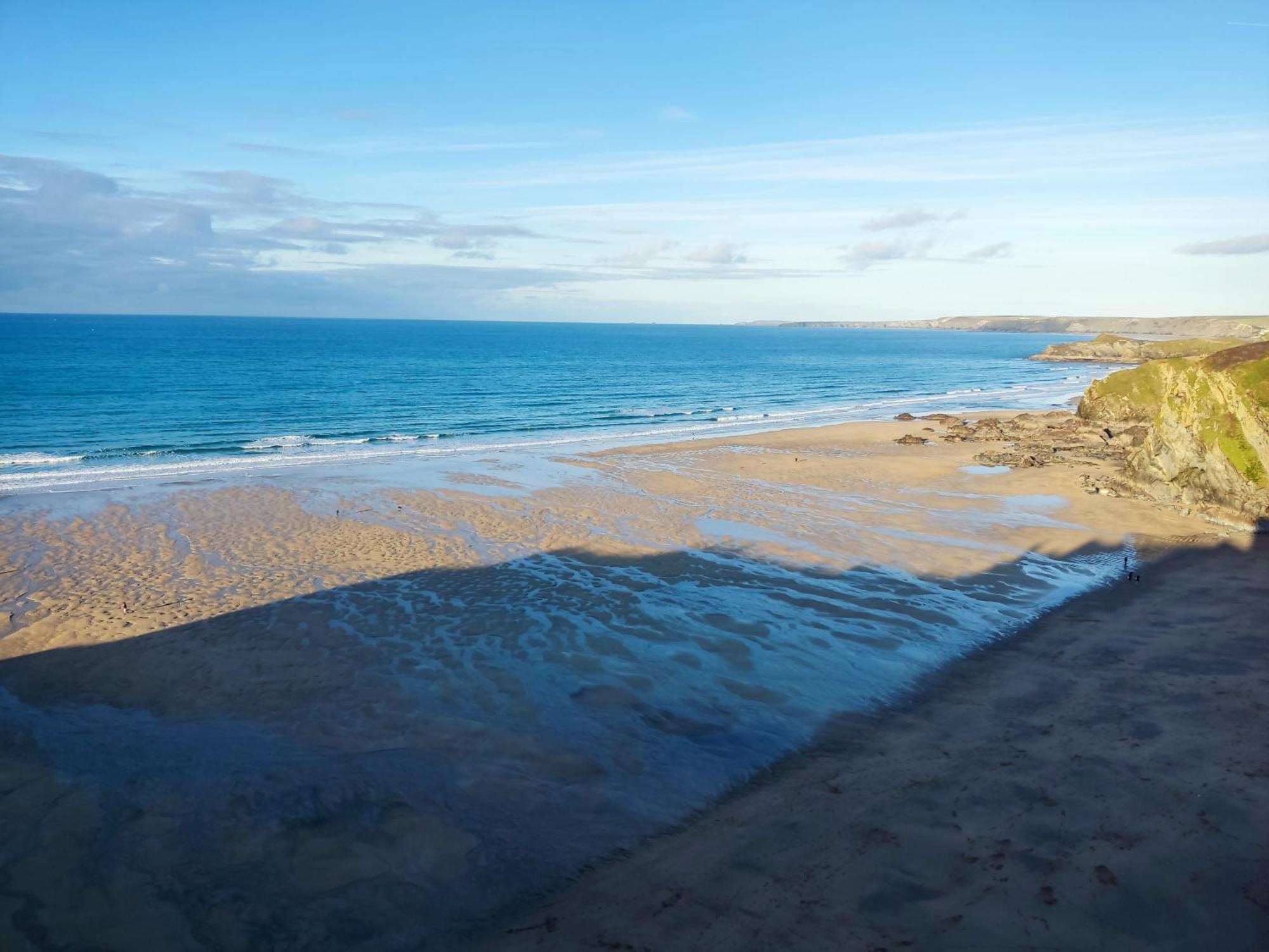 Newquay Rocklands Beach View Exteriör bild